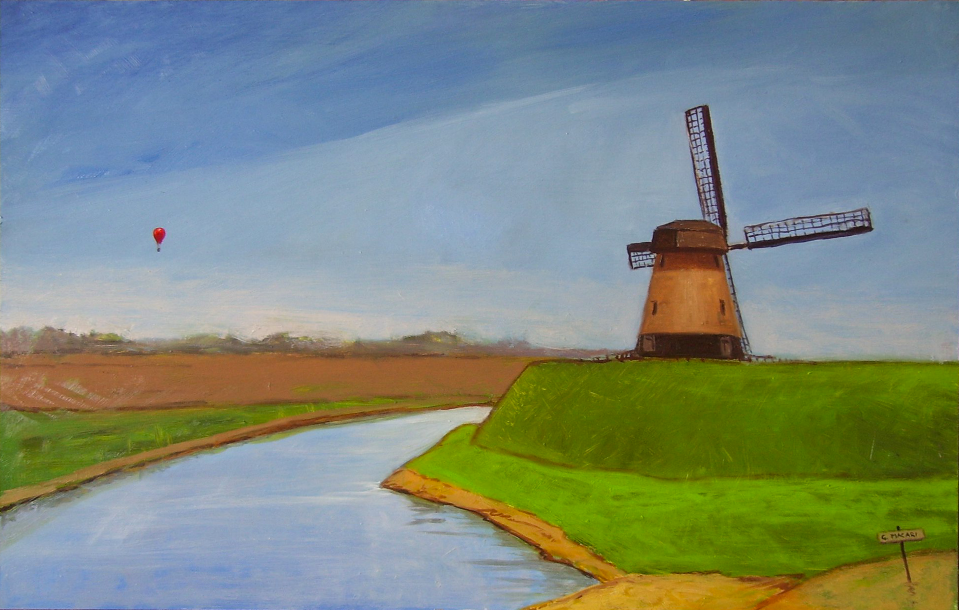 51. VIAGGIO IN UN OLANDA MA VISTA ( 50x70 cm) copia
