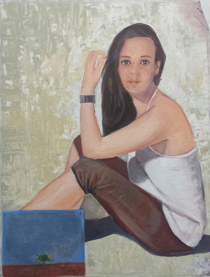 71. RAGAZZA UNGHERESE (olio su tavola – ottobre 2015) 71. RAGAZZA UNGHERESE (olio su tavola - ottobre 2015)