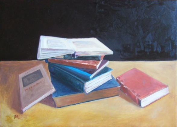 8. STUDIO (olio su tela - dicembre 2008)